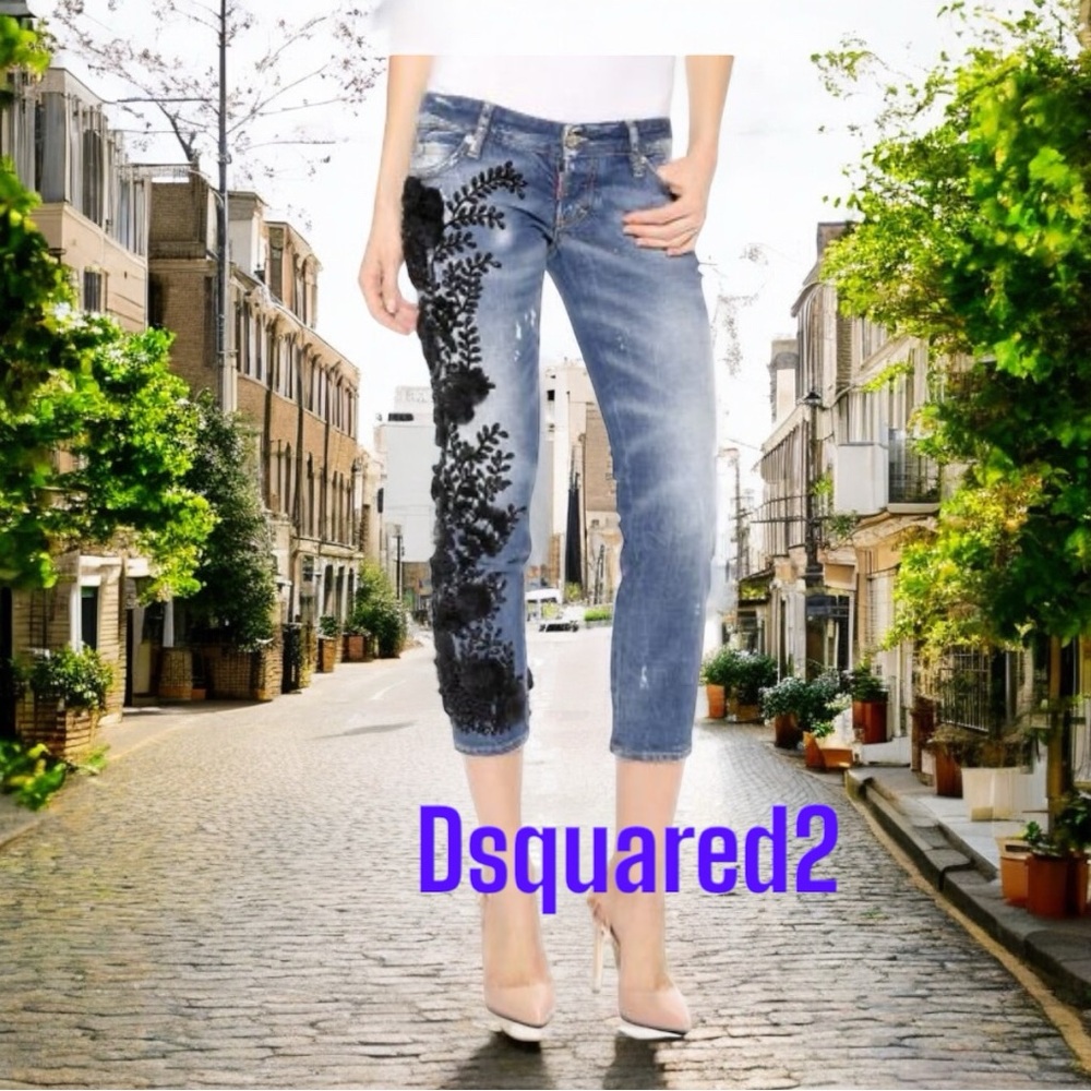 DSquared2 capri jeans sz 42 NWT